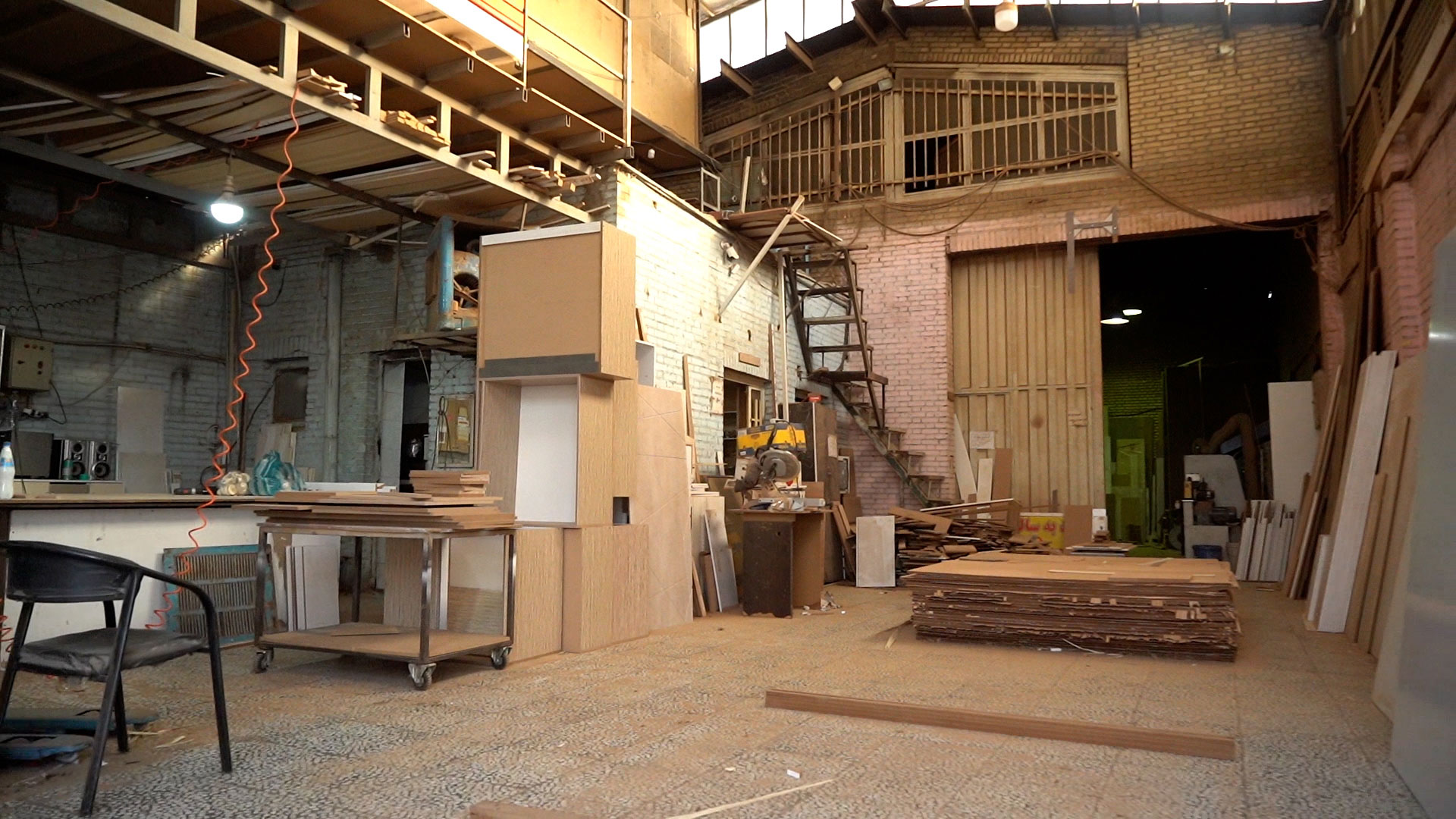 کارگاه و خط تولید محصولات چوبی