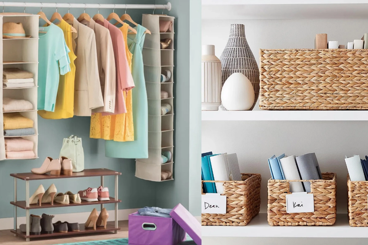 چیدمان کمد دیواری بدون قفسه + نکات مربوط به آن