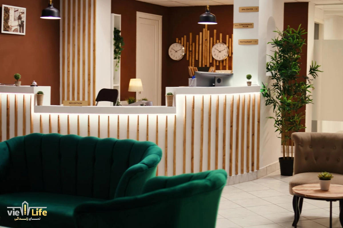 دکوراسیون کاغذ دیواری پذیرایی